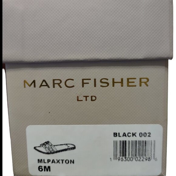 Marc Fisher Paxton Studded Leather Slides 6 - Picture 8 of 8